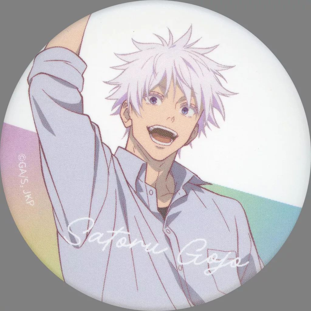 中古】バッジ・ビンズ 五条悟(上半身) 「呪術廻戦 缶バッジ