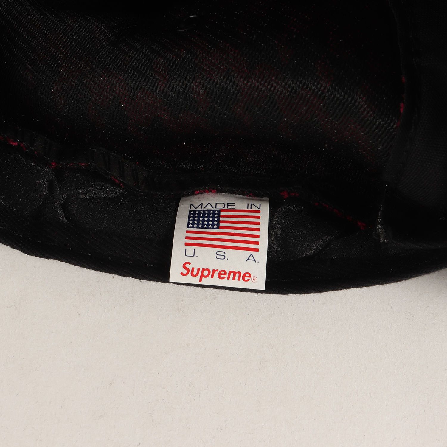 Supreme ピンク・黒ハウンドトゥースキャップ 新品 Supreme シュプリーム キャップ ブロークン ハウンド