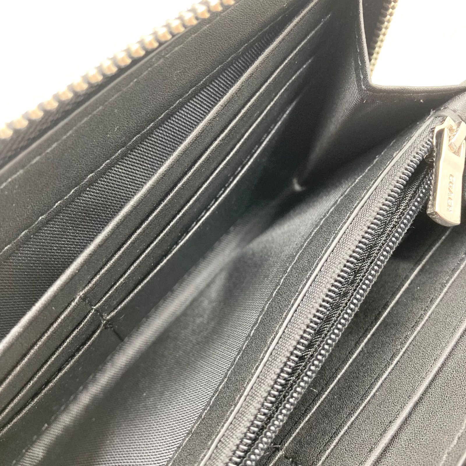 新品未使用❗️ COACH コーチ シグネチャー PVC×レザー ラウンド 