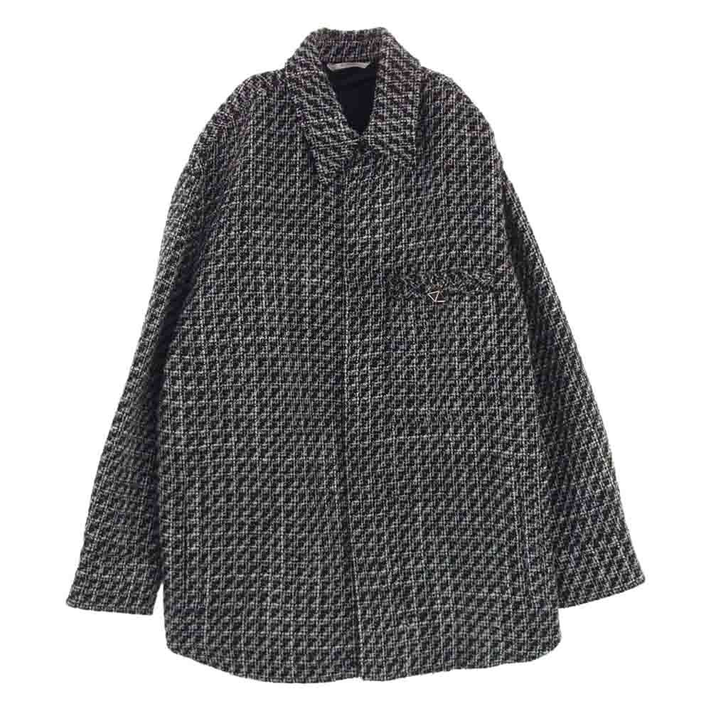 【Valentino】ヴァレンティノ　最高級　ツイード ジャケット ヴァレンティノ ツイード オーバーサイズ シャツ ジャケット M