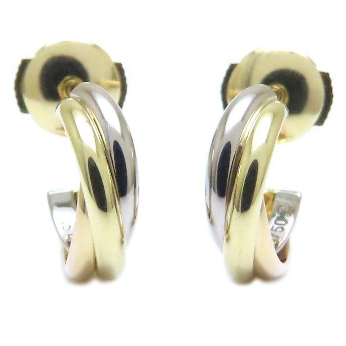 Cartier トリプルバンド ピアス Cartier トリプルバンド ピアス 楽天市場】カルティエ Cartier