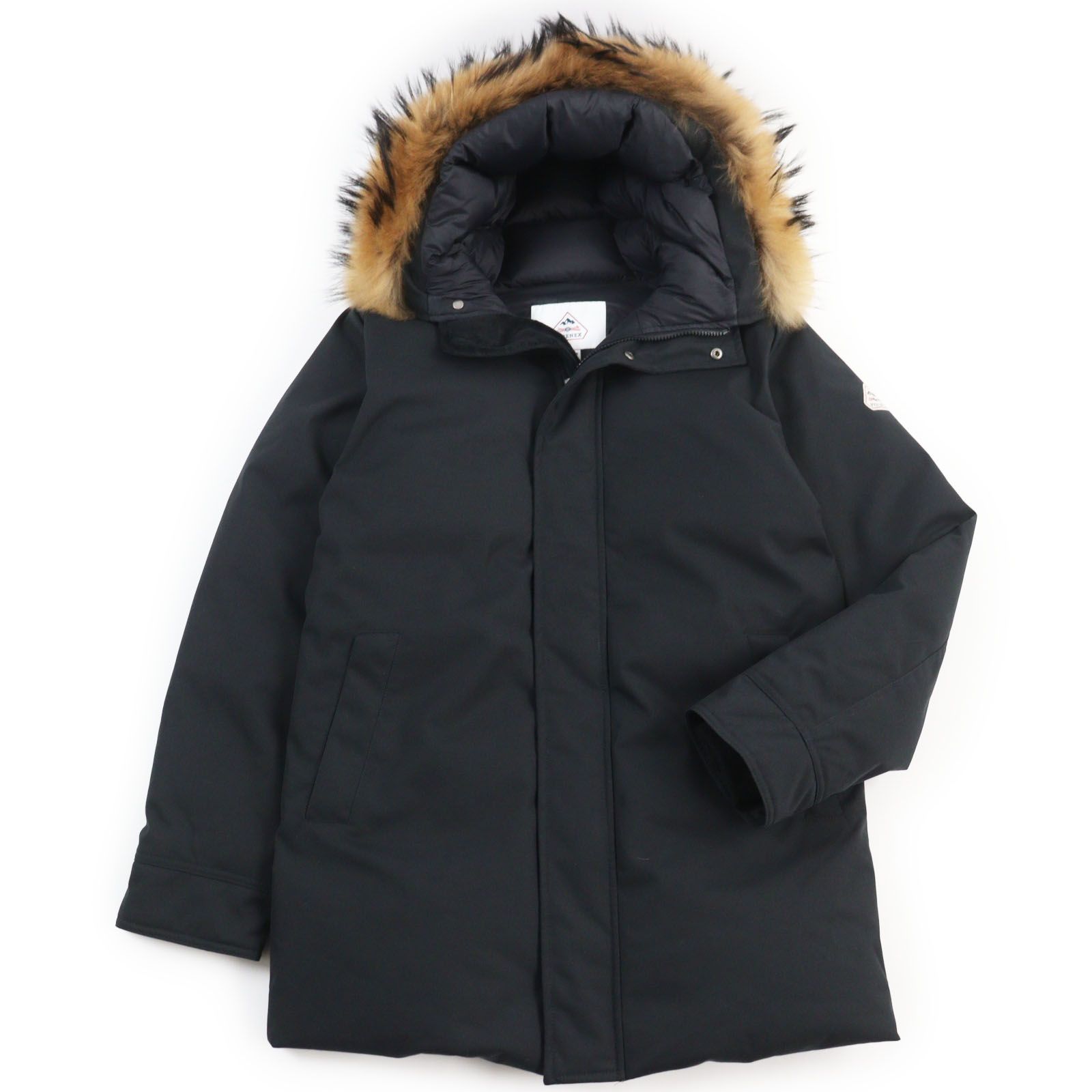極美品○Pyrenex ピレネックス ANNECY FUR INTL アヌシー ロゴワッペン 