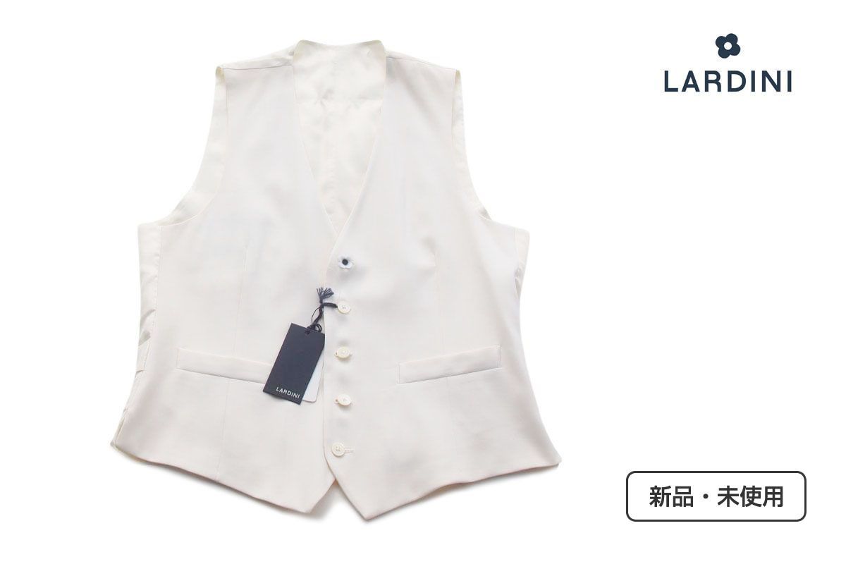 【美品】LARDINI ラルディーニ　ブートニエール ウールベスト　ジレ 2月末限定セール】新品｜未使用｜ラルディーニ｜lardini