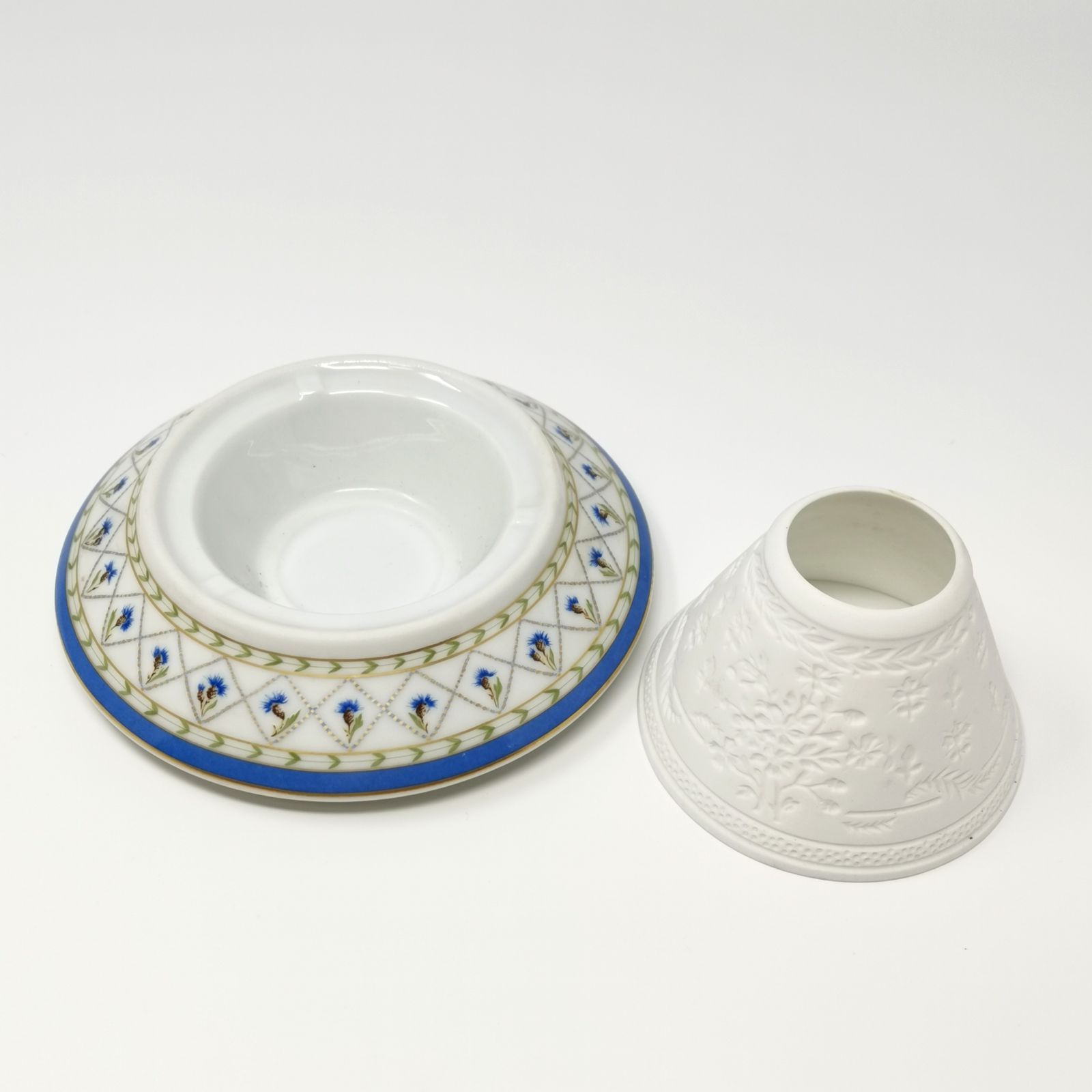 リモージュ磁器 ヴァル ド ロワール キャンドルホルダー キャンドル 付き 管理番号