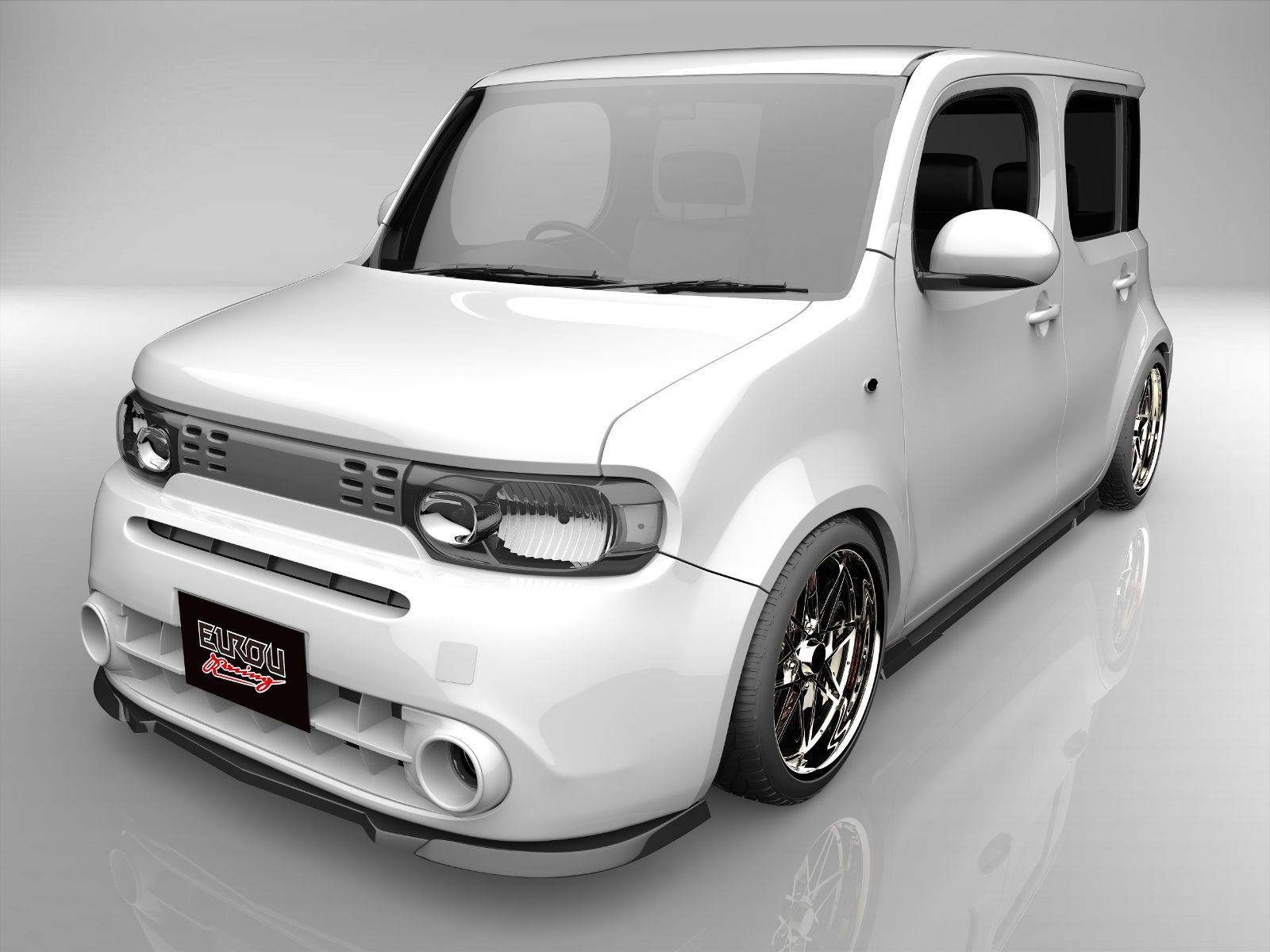 日産 キューブ Z12 ノーズブラ　USDM、北米日産 日産 キューブ Z12 ノーズブラ USDM、北米日産 日産 キューブ Z12