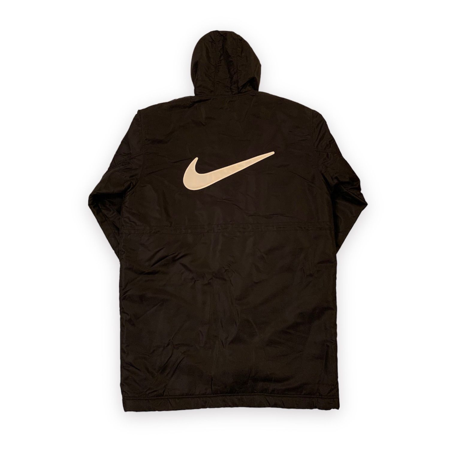 90s NIKE Nylon Bench Coat ナイキ ベンチコート 銀タグ 背面