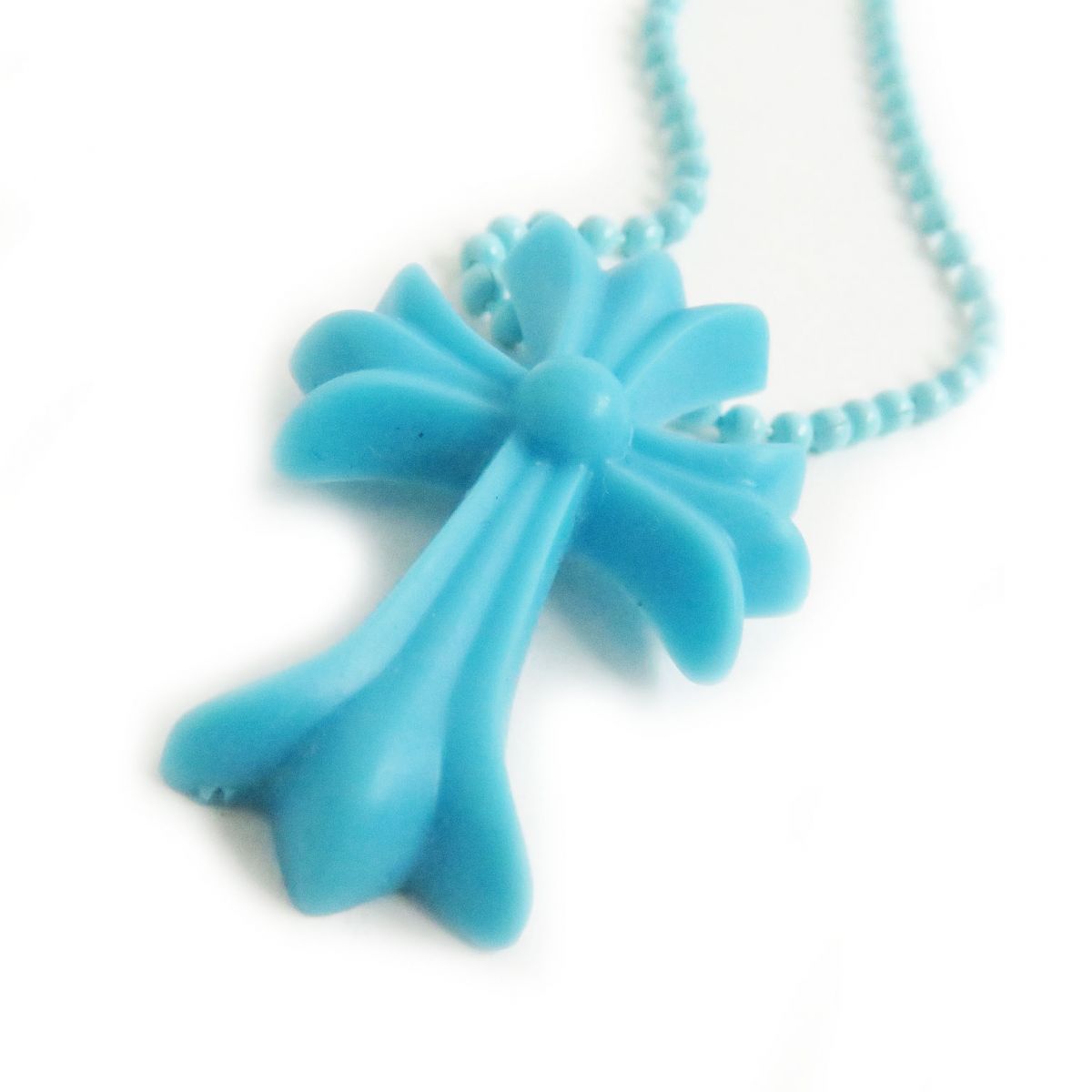 クロムハーツ CHクロス ラバー ボールチェーン ネックレス