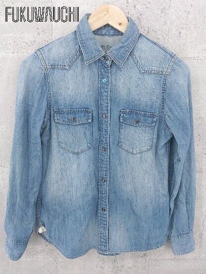 ◇ SLOBE IENA スローブイエナ 長袖 デニム シャツ インディゴ