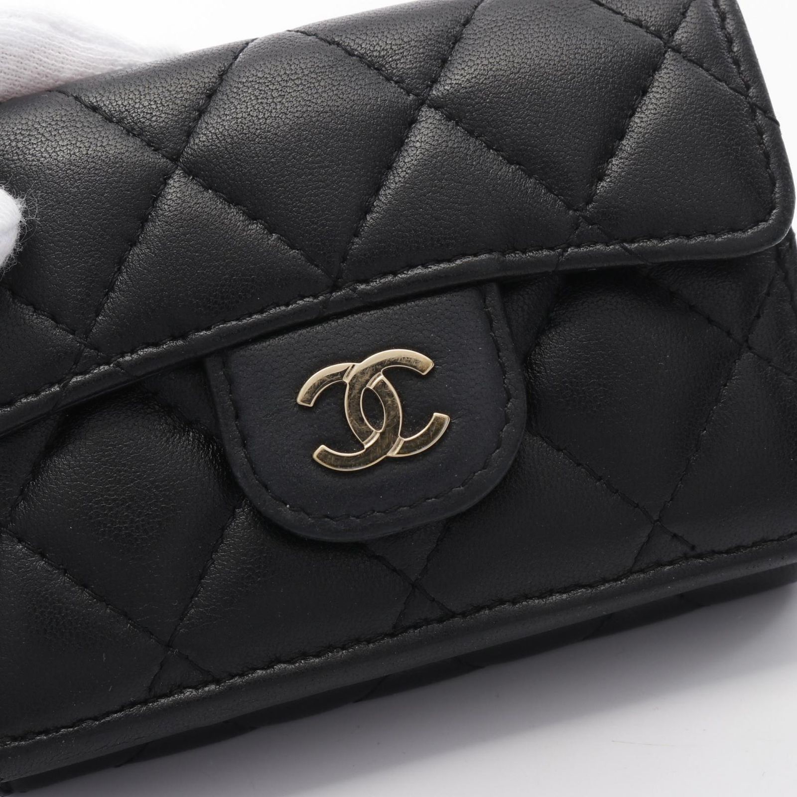 シャネル CHANEL 三つ折り財布 クラシック スモール フラップ 