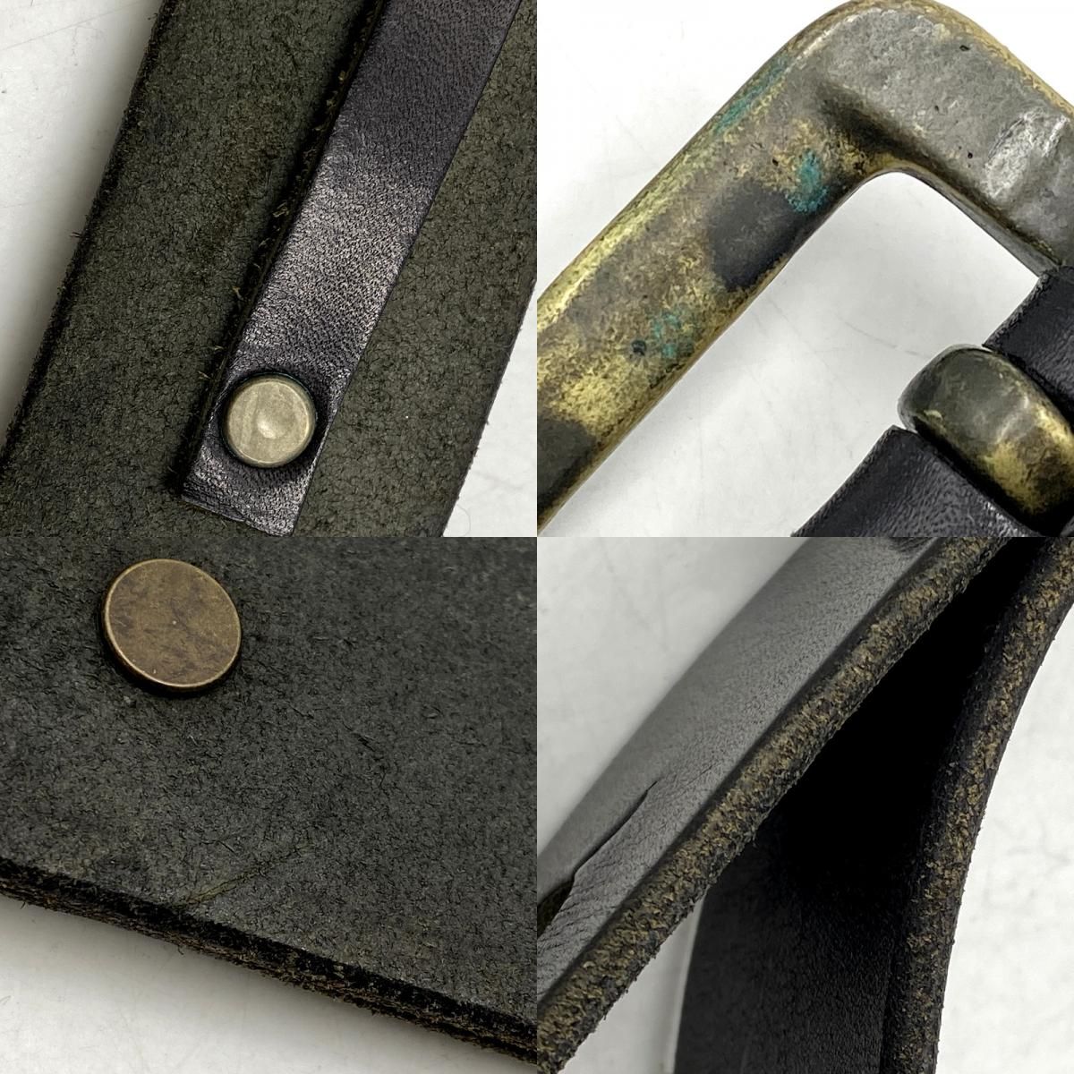 中古】【メンズ】 KADOYA カドヤ M.I.R SPEC LEATHER BELT ミル