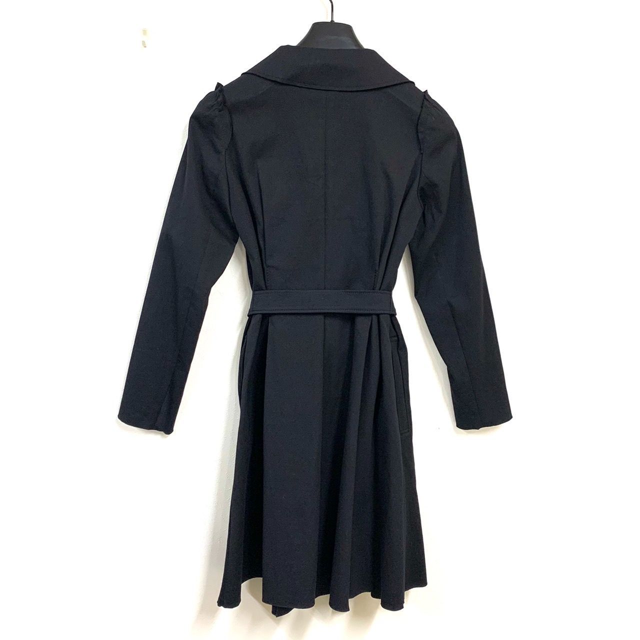 LANVIN ブラック トレンチコート フォーマルコート(0709191)9号・ブラック｜フォーマルメッセージ