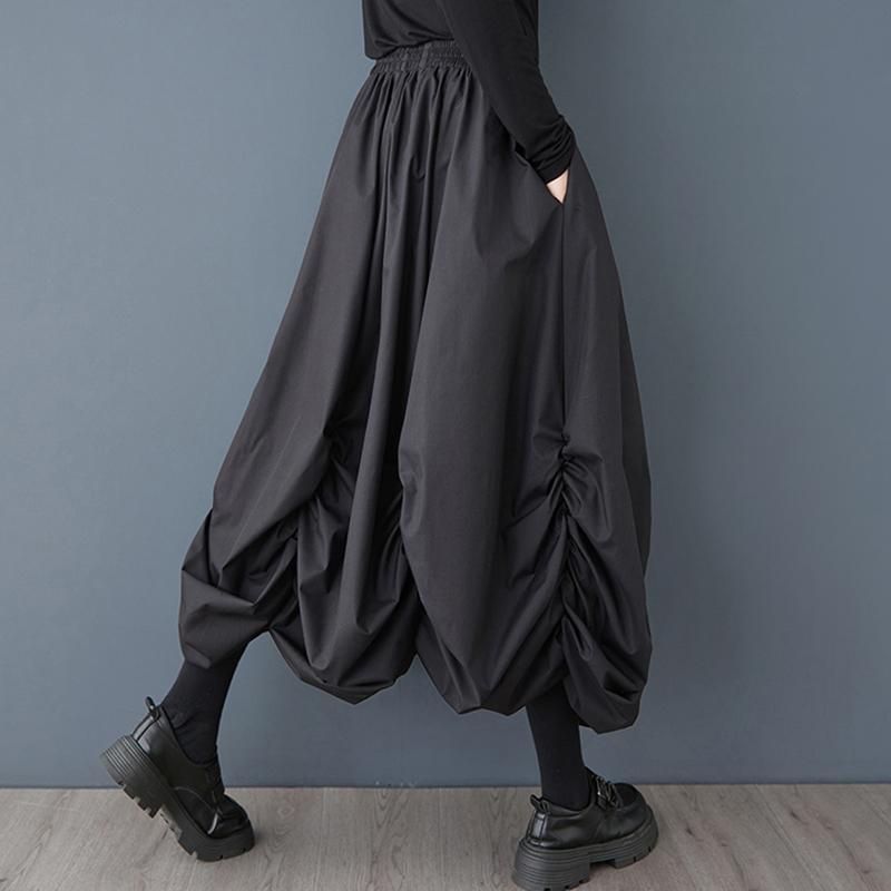 大きいサイズ パンツ レディース 春夏 新品 バルーン くしゅく