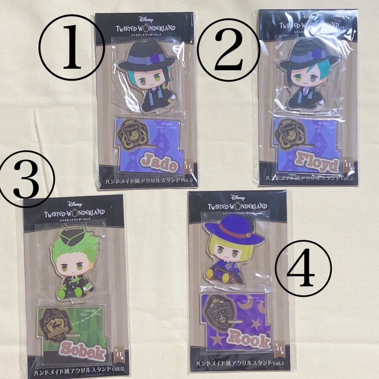 Disney - 【台】ツイステ 6点セット ハンドメイド風アクリルスタンド ツイステ ハンドメイド風アクリルスタンド DISNEY TWISTED
