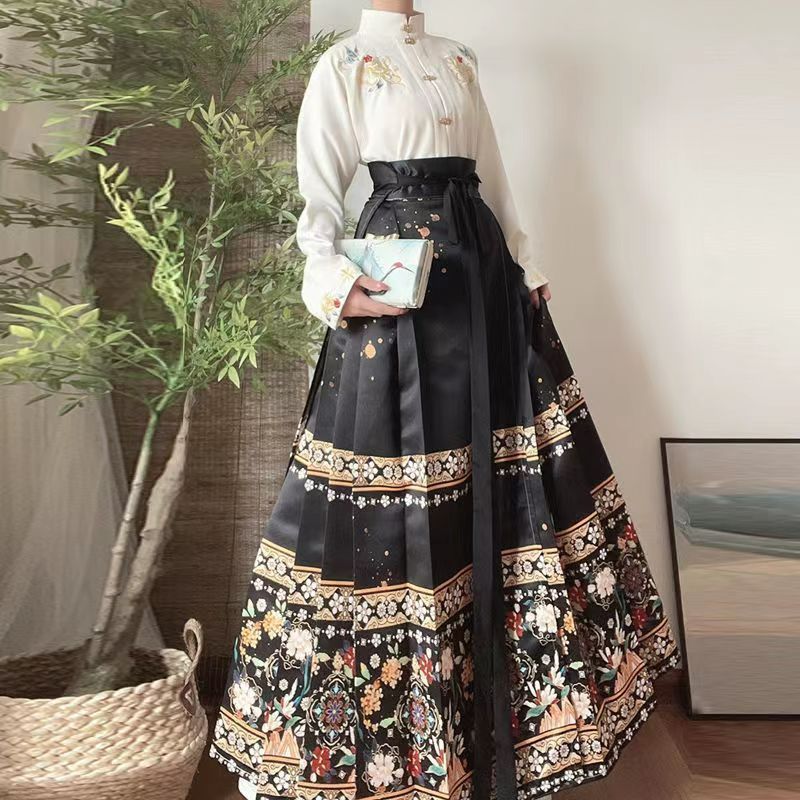 漢服セット レディース服 Lサイズ 明制 馬面裙 チェンジ・ザ・ライフ メルカリ 漢服セット レディース服 Lサイズ 明制 馬面裙