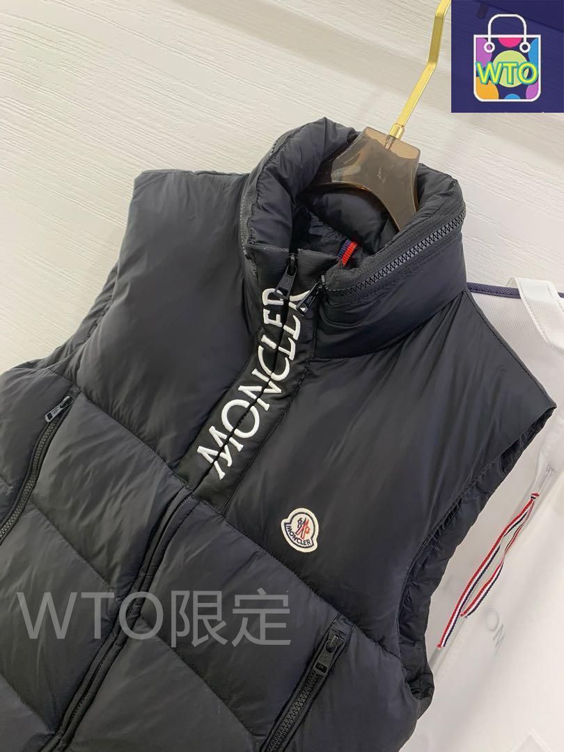 MONCLER ブラック ダウンベスト｜本日限定特価｜新品未使用