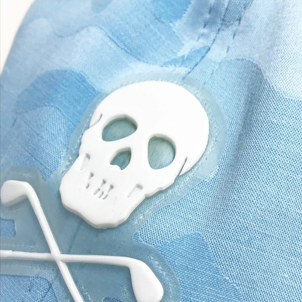 MARK&LONA マークアンドロナ メッシュキャップ 迷彩柄 カモフラ ブルー