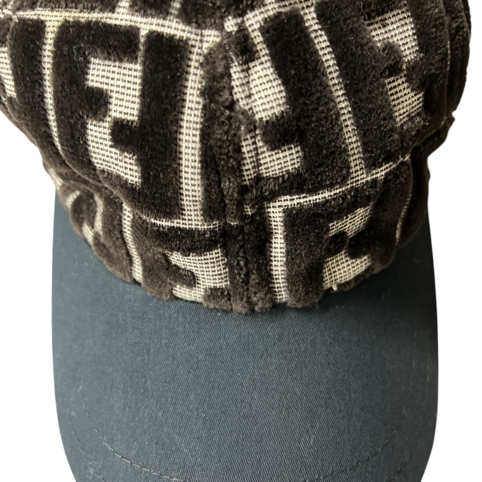 Ts773413 フェンディ キャップ ズッカ柄 FXQ768 ユニセックス ウール