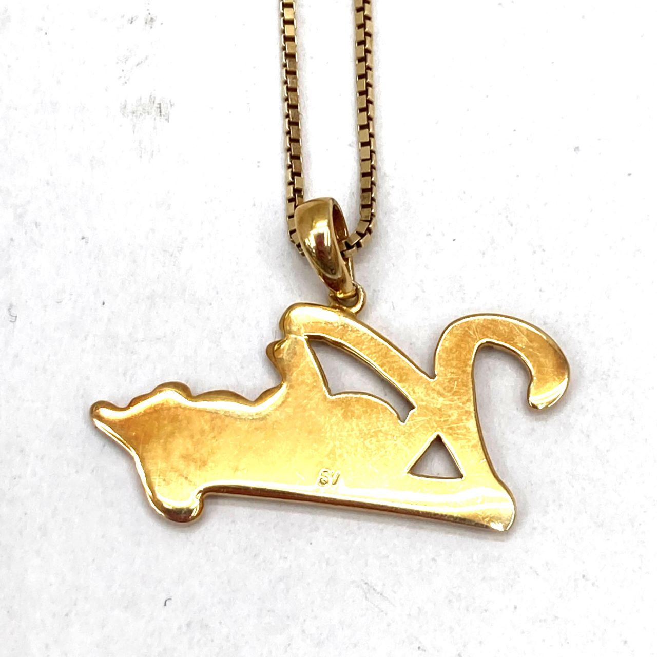 03w01888 【保管袋付き】KEBOZ ICON LOGO NECKLACE ケボズ アイコンロゴネックレス ゴールド シルバーネックレス  コムドット ゆうた メンズ アクセサリー - メルカリ