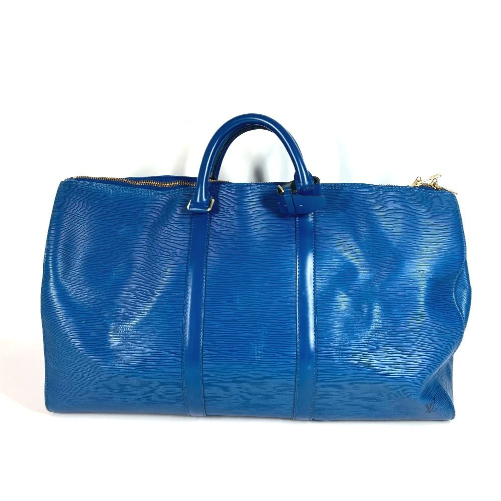 ルイヴィトン エピ キーポル50 トレドブルー ボストンバッグ 旅行かばん LOUIS VUITTON ルイ ヴィトン エピ キーポル50 ボストンバッグ