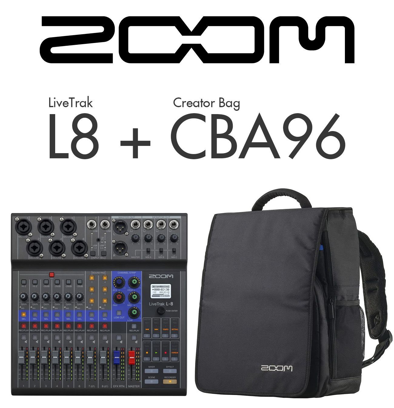 ZOOM L-8 + CBA96