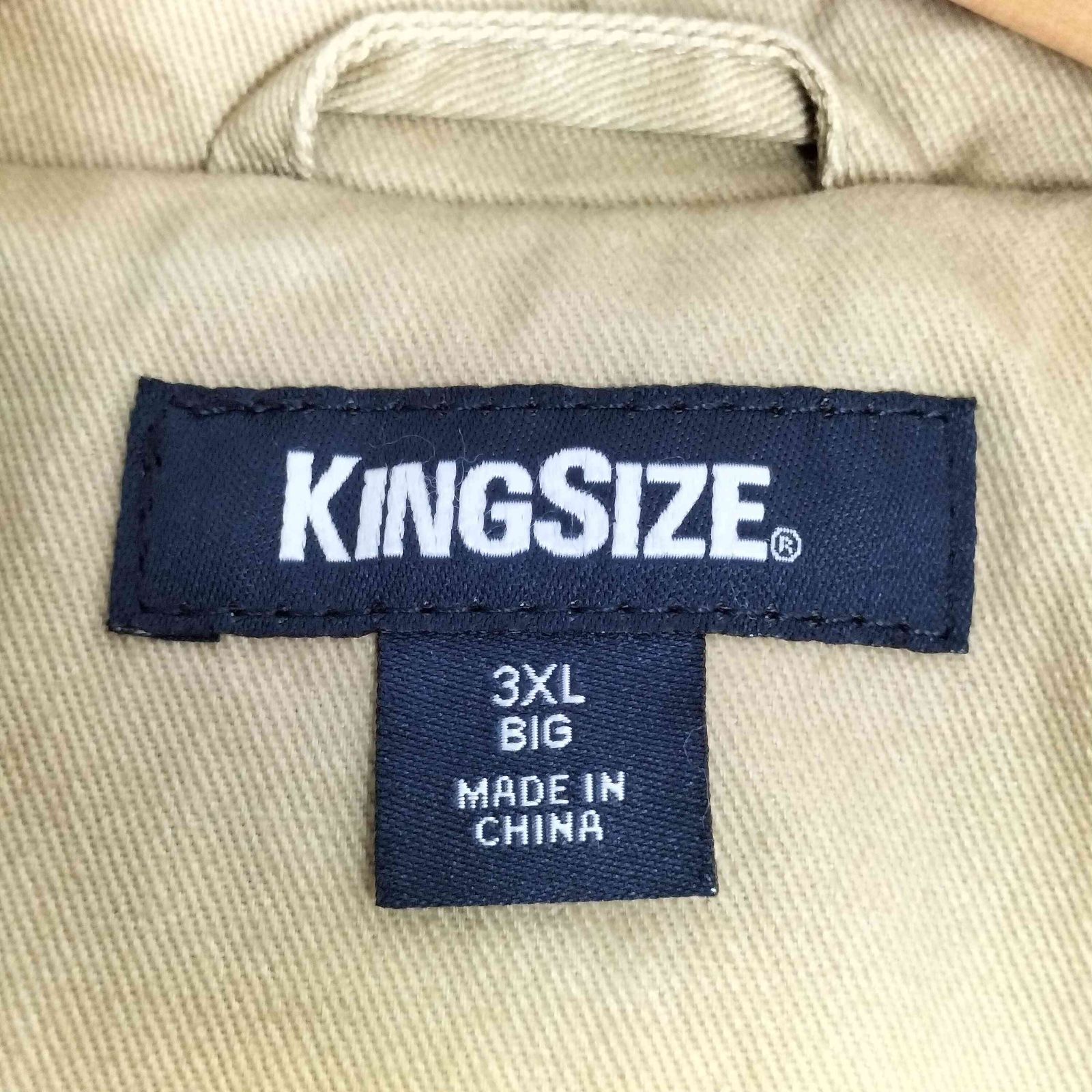 KINGSIZE(キングサイズ) オーバーサイズトレンチコート メンズ  3XL BIG【中古】【ブランド古着バズストア】 キングサイズ KINGSIZE オーバーサイズトレンチコート メンズ 3XL BIG