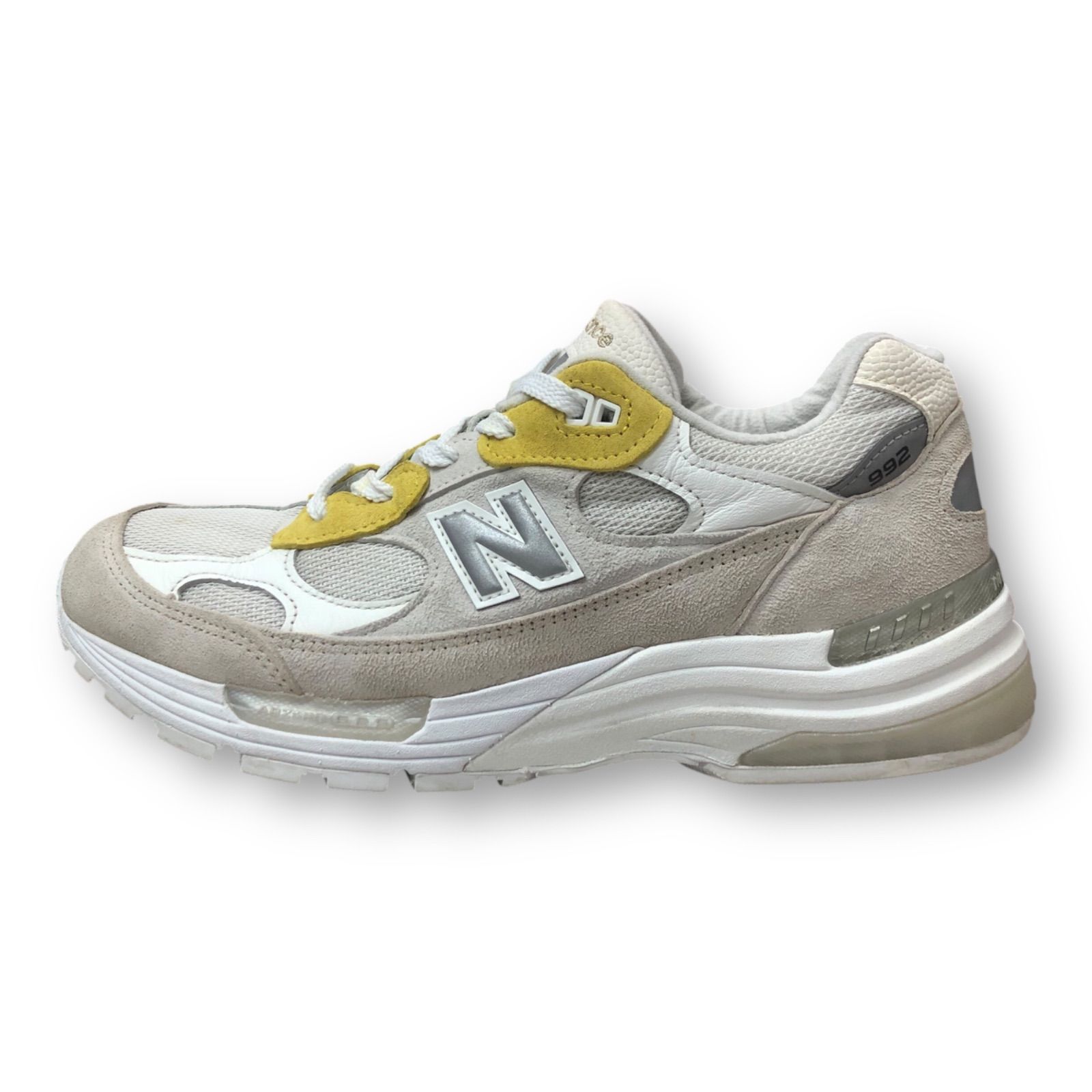New Balance ベージュ ホワイト スニーカー New Balance 販売 992シリーズ ベージュ/ホワイト スニーカー NEW