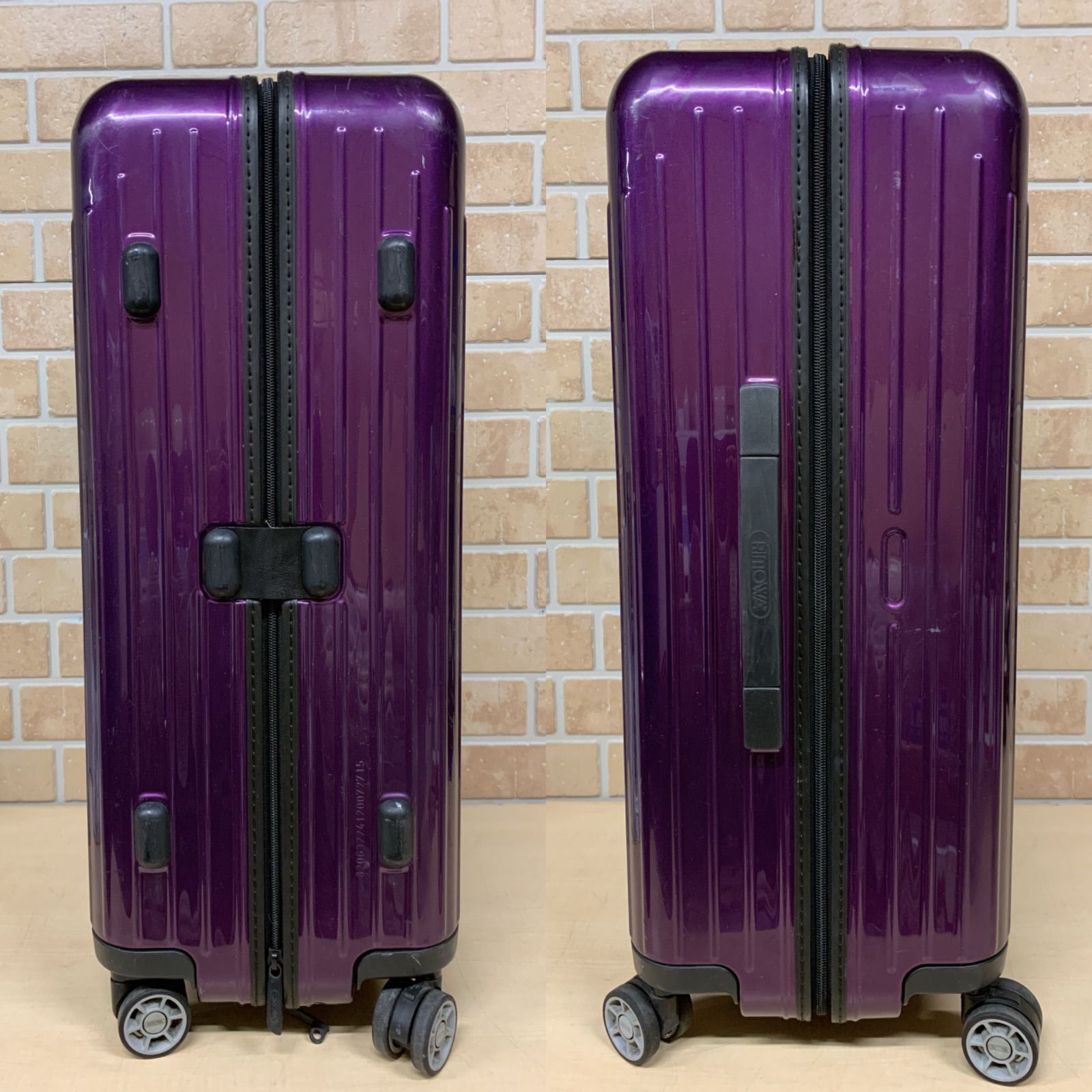 新品】Rimowaリモワ65Lサルサエアー4輪 紫パープル スーツケースバッグ 