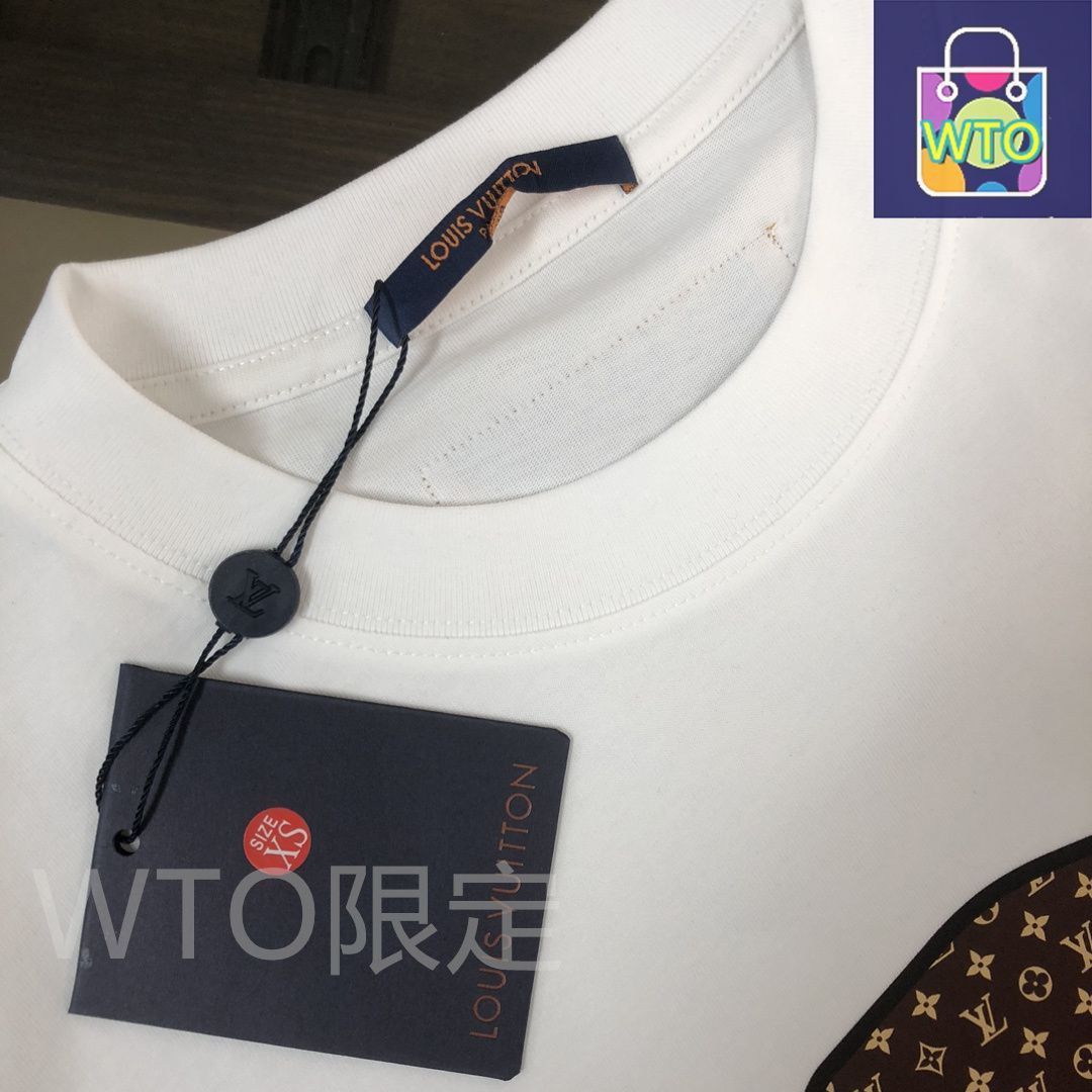 【シンプルカジュアルで夏のお洒落に♪】Louis Vuitton Tシャツ ルイ・ヴィトン】モノグラム＆旬ディテールが光る！リッチ