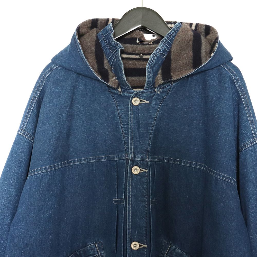 数回使用の美品TENDERLOIN DENIM BLANKET HOODED JKT XL