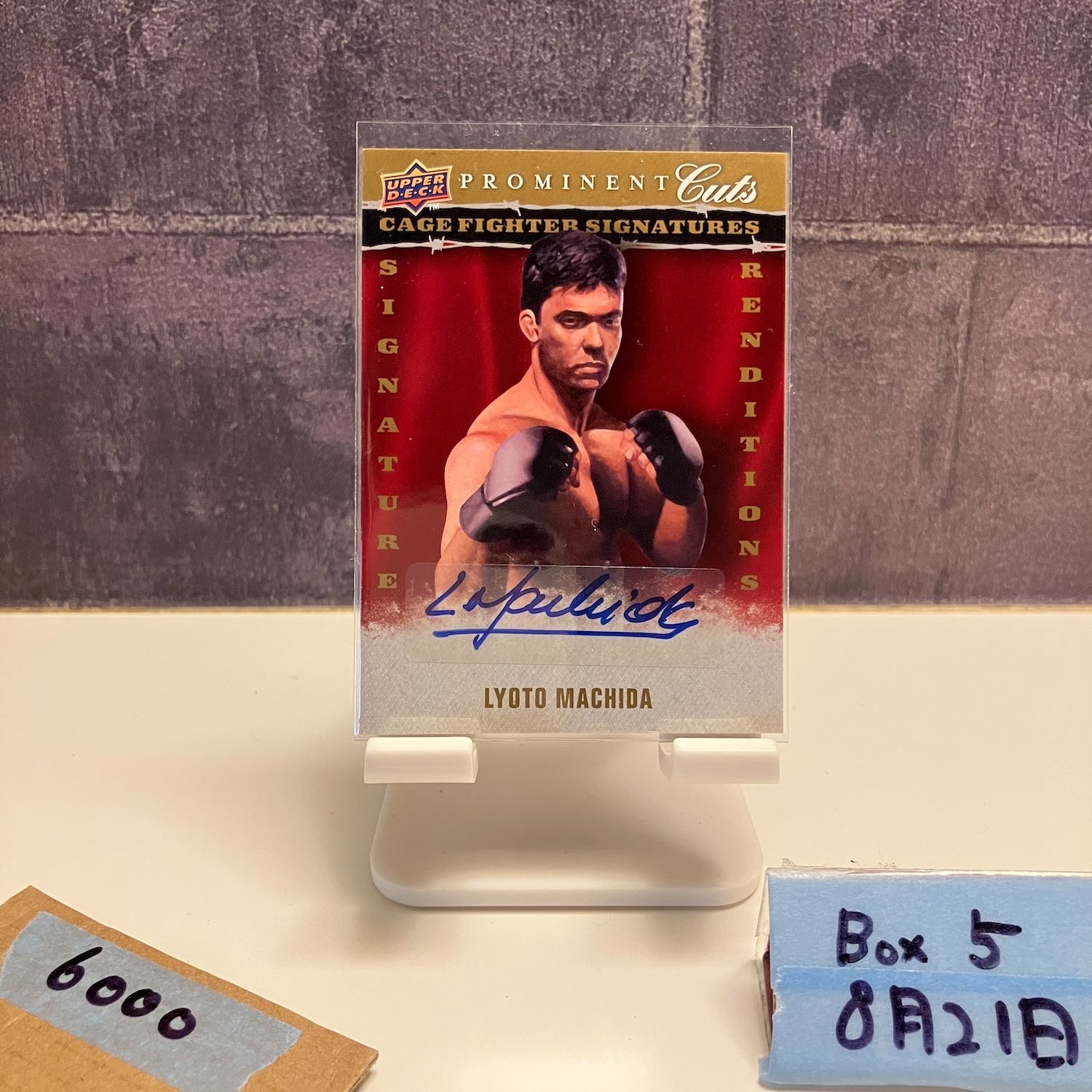 2009 Upper Deck Prominent Cuts Lyoto Machida 直筆サイン Cagefighter Signatures Renditions カード