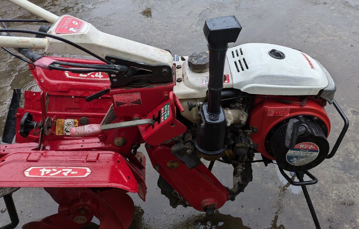 鹿児島発　ヤンマー　ガソリンエンジン管理機SK50　ハンドル反転　培土器付き 鹿児島発 ヤンマー ガソリンエンジン管理機SK50 ハンドル反転 培土器付き