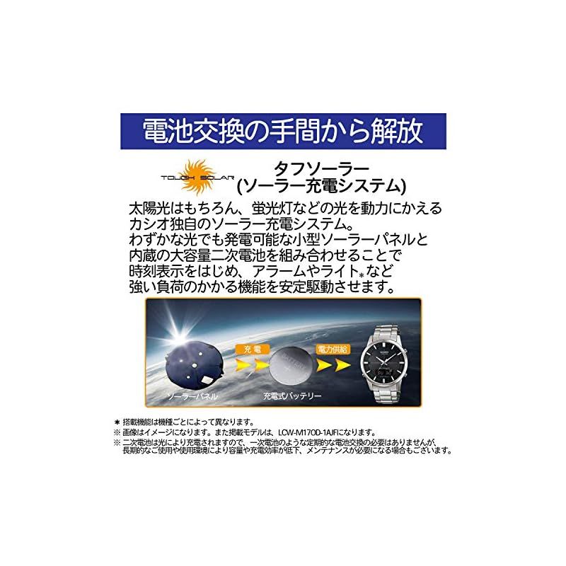  カシオ 腕時計 ウェーブセプター 電波ソーラー WVA-M 630 B-3 AJF メンズ グリーン 1 腕時計 キッズファッション小物