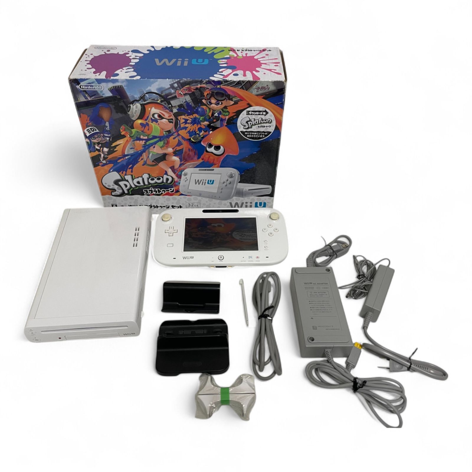 ○ 任天堂 Nintendo Wii U 本体セット ホワイト 32GB 1700-2314