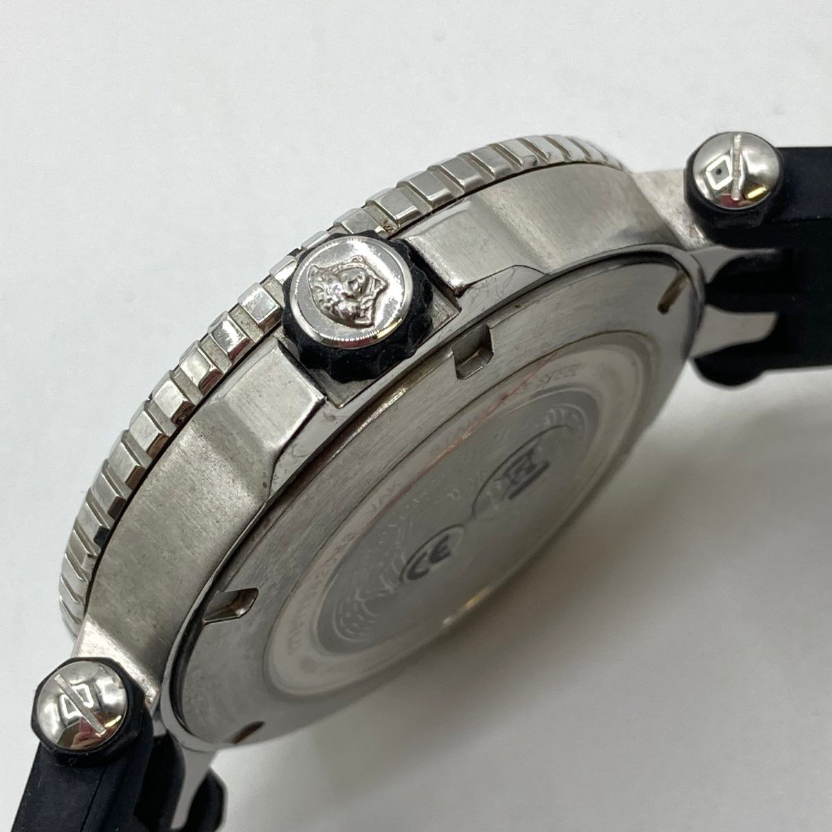 ◎◎VERSACE ベルサーチ V-RACE DIVER メンズ クォーツ 腕時計 箱・取 