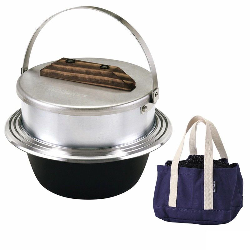 ユニフレーム UNIFLAME キャンプ羽釜 5合炊き 羽釜袋 5合 2点セット