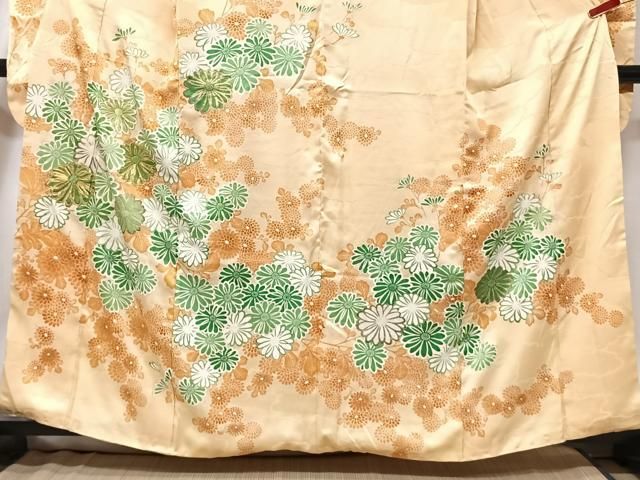 平和屋着物□豪華振袖 駒刺繍 花尽くし 金彩 正絹 逸品