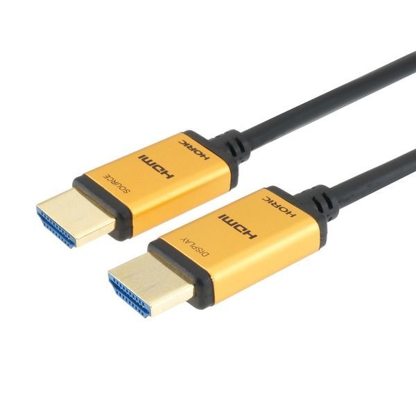 ホーリック 光ファイバー HDMIケーブル 30m スタンダードタイプ ゴールド