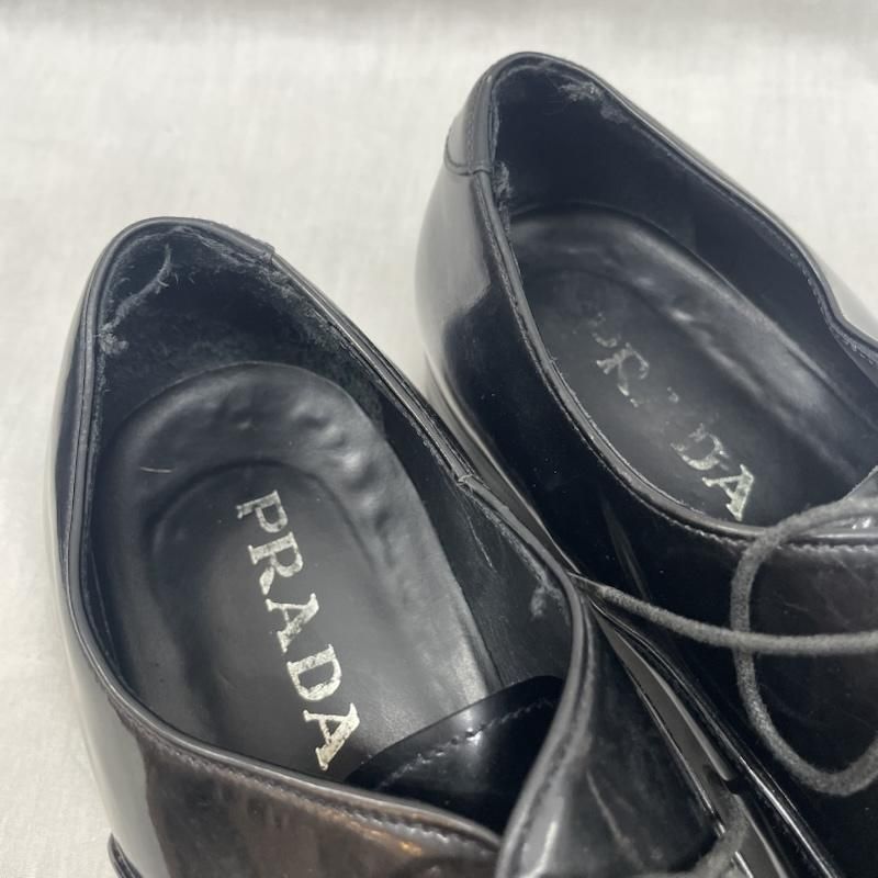 PRADA ブラック 革靴 プラダ PRADA プラダ 靴 シューズ 黒 ブラック