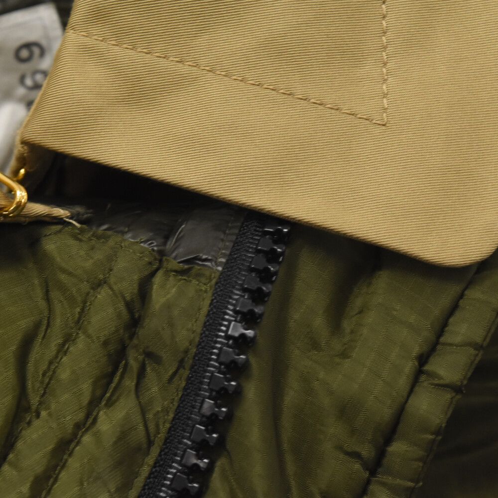 sacai サカイ 2021A/W ハイブリッド ミリタリー コート カーキ/1 sacai サカイ 2021A/W ハイブリッド ミリタリー コート カーキ/1 Sacai