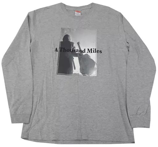 reona A Thousand Miles Tシャツ XL 黒 中古】衣類 ReoNa A Thousand Miles ロングTシャツ グレー XL
