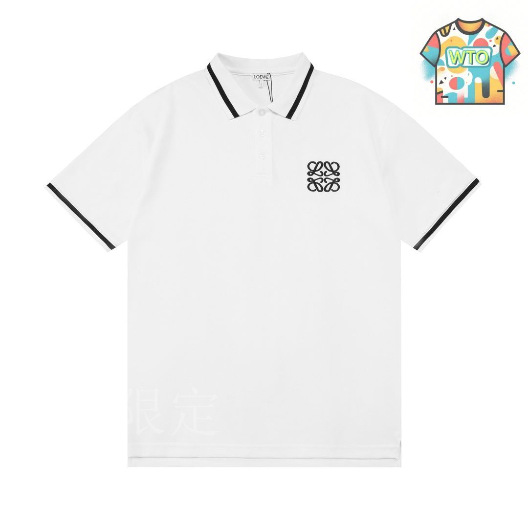 【LOEWE】ポロシャツ Shirt in cotton Black - LOEWE