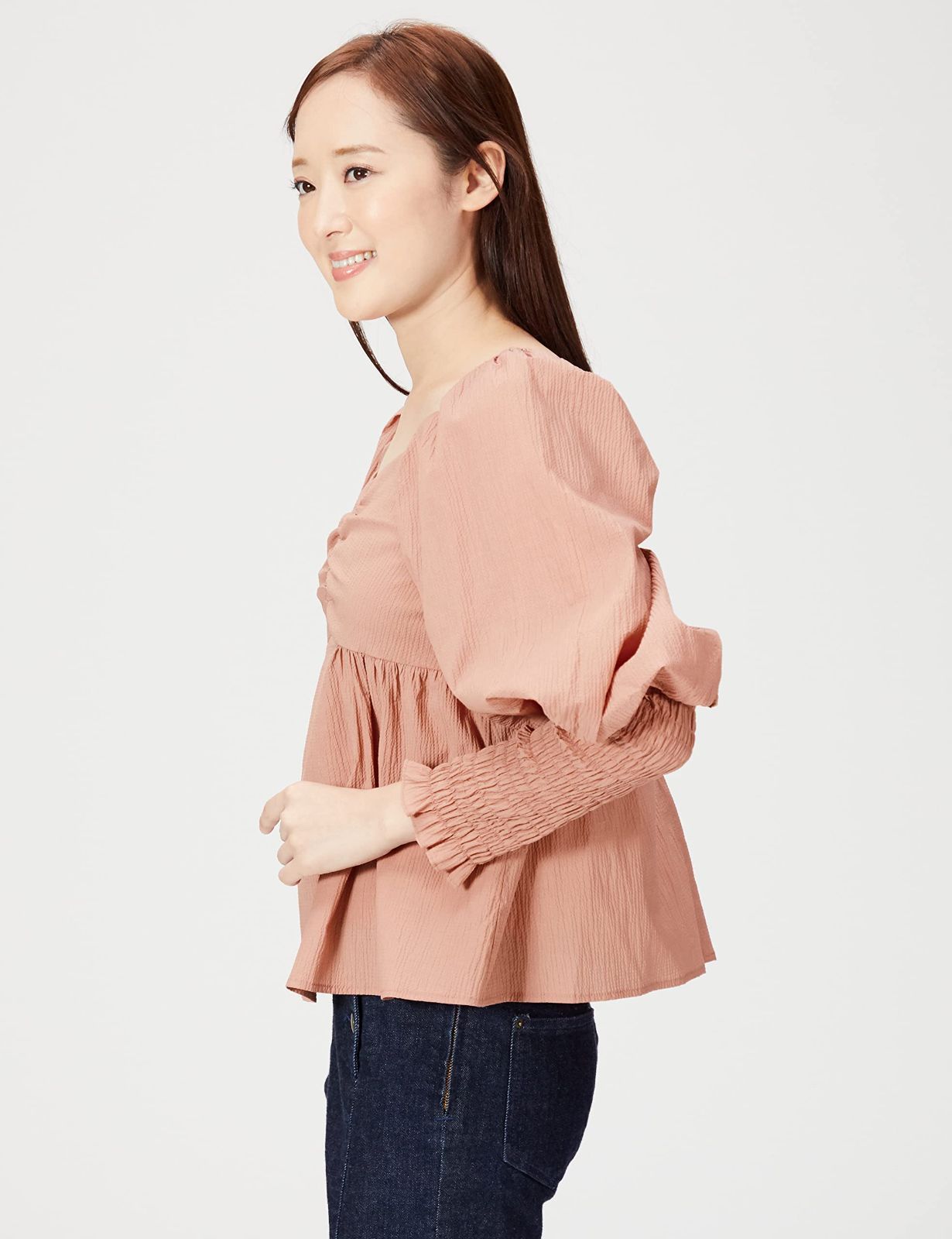 数量 リリーブラウン シアーボリュームスリーブトップス LWFT214042 レディース