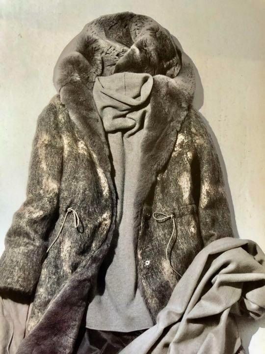 FABIANA FILIPPI 豪華ファー中綿コート モヘヤ＊アルパカふんわり