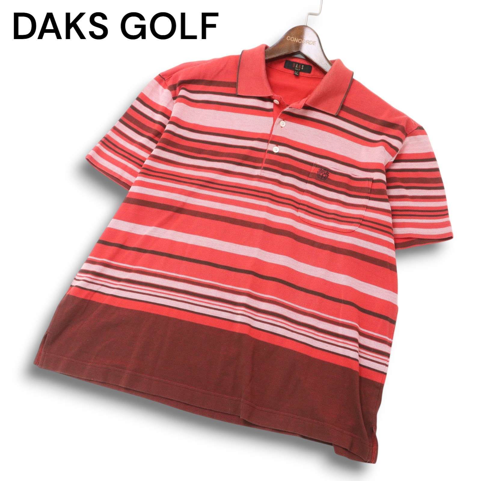 新品★DAKS GOLF ダックスゴルフ　オンワード　ポロシャツ　Lサイズ DAKS GOLF ポロシャツ