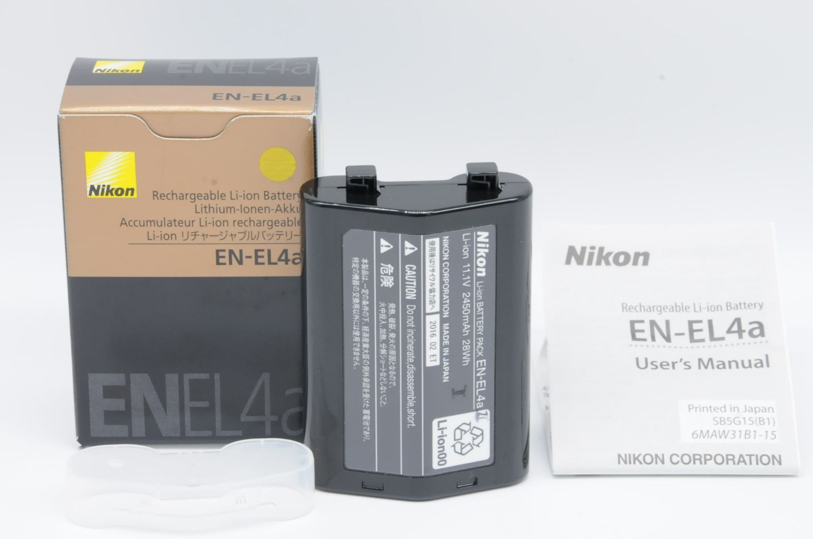 Nikon Li-ionリチャージャブルバッテリー EN-EL4a ニコン EN-EL4a Li
