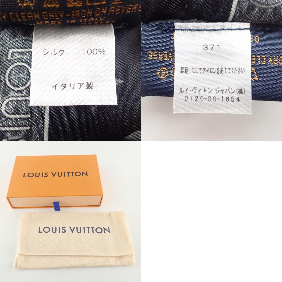 LOUIS VUITTON ルイ ヴィトン 【新品同様】MP2587 バンドー・LVビルディング シルク100% - メルカリ