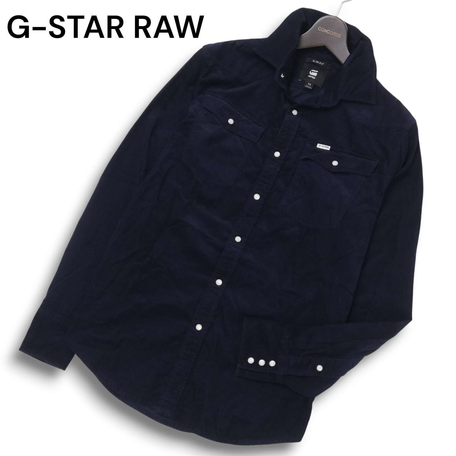 G-STAR RAW ジースター ロウ 【3301 SLIM SHIRT L/S】 長袖 