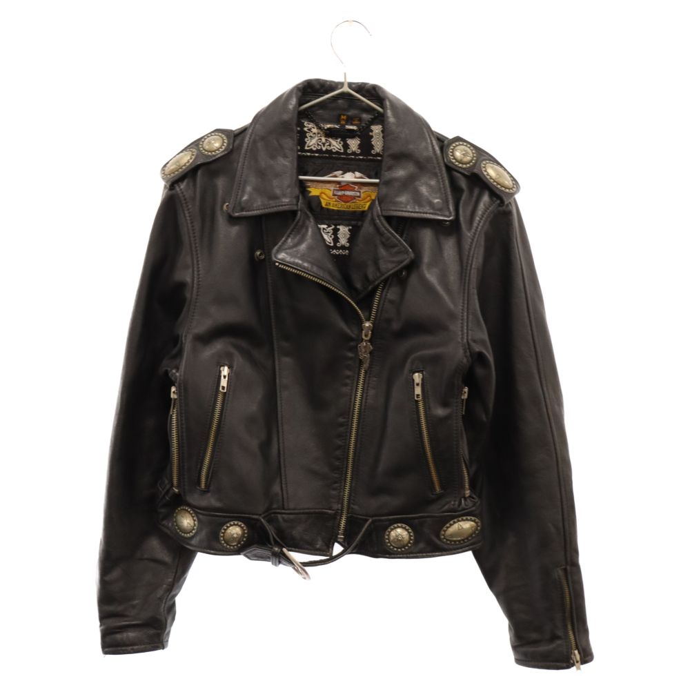 HARLEY DAVIDSON (ハーレーダビッドソン) 韓国製 コンチョ付き レザー