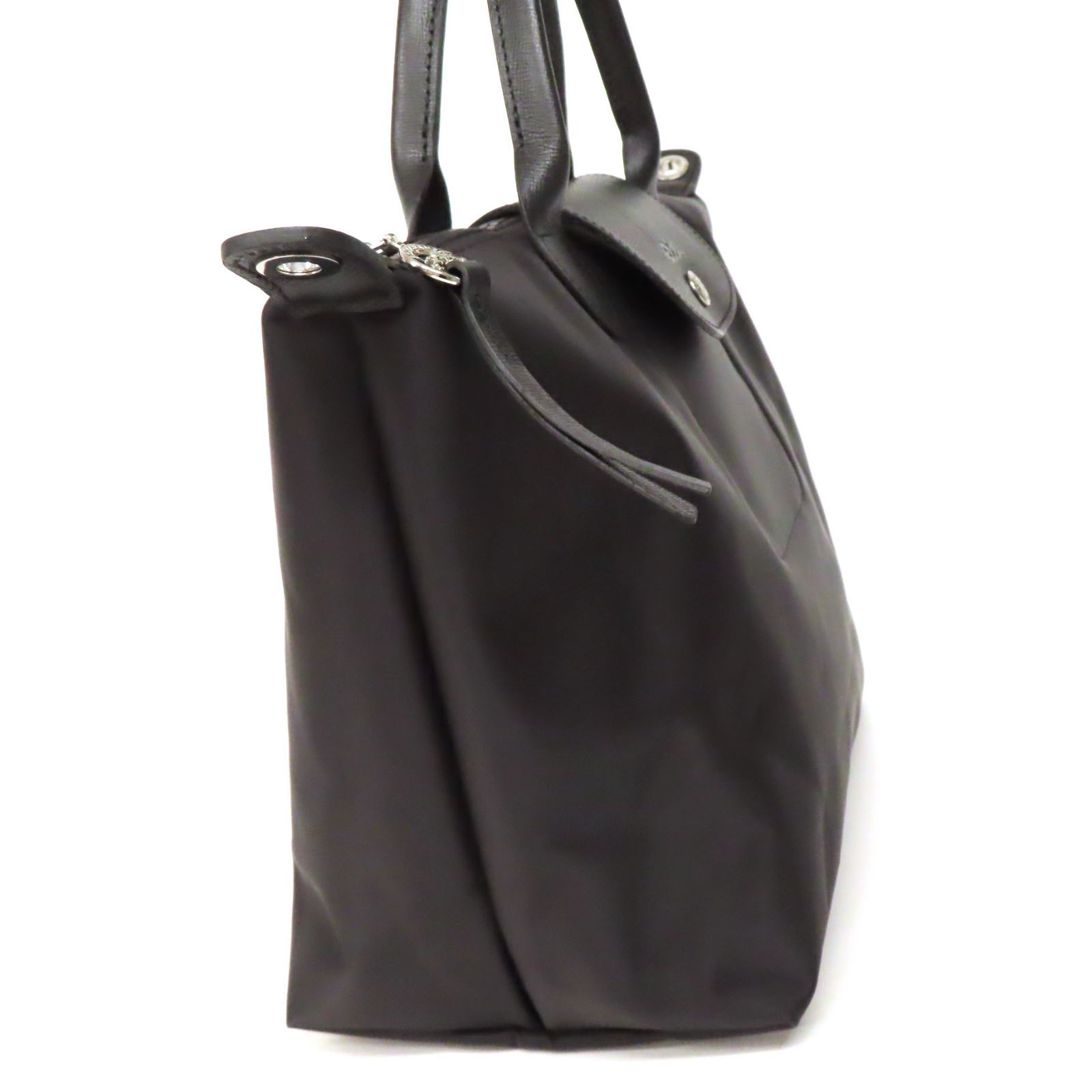 訳あり ロンシャン トートバッグ2way ルプリアージュ ロゴ総柄 ブラック 楽天市場】ロンシャン ハンドバッグ LONGCHAMP ル・プリアージュ