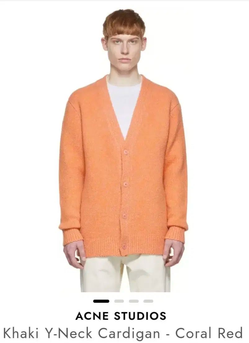 Acne Studios アクネストゥディオズ スタジオ 囲い レッド カーディガン 新商品 新着| M